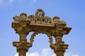 Carved ruins of Kirti Toran, Vadnagar, Gujarat Royalty Free Stock Photo