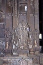 Carved sculpture of God, Bhuleshwar, Maharashtra Royalty Free Stock Photo