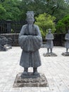 Carved Statue of a Guard at the Tomb of Emperor Khai Dinh