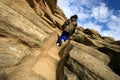 Carved Steps in Badlands Royalty Free Stock Photo