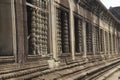 Carved stone balustrades on interior courtyard