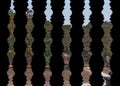 Carved Stone Bar Window