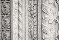 Carved stone decorations, outside a church