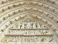 Carved Stone Lintel On A Church Door Royalty Free Stock Photo