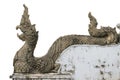 Carved stone naga