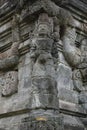 Carved stone on the stone penataran temple panataran temple, Blitar, East Java Indonesia