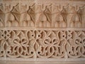 Carved stone with tradinional orient ornament