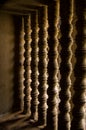 Carved window bars, Angkor Wat Royalty Free Stock Photo