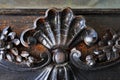 Carved wood, church door detail, Rio Royalty Free Stock Photo