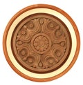 Carved wooden detail