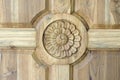 Carved wooden door Royalty Free Stock Photo