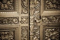 Carved wooden doors Royalty Free Stock Photo