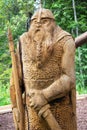 Carved wooden figure.