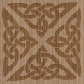 Carved wooden frame celtic style