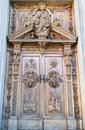 Carved wooden portal Royalty Free Stock Photo