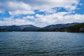 Carvin Cove Reservoir and Tinker Mountain a Winter View Royalty Free Stock Photo