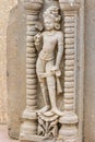 Carving of an Apsara at Abhaneri Royalty Free Stock Photo