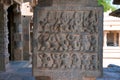 Carving depicting procession of Siva-Parvati marriage, Inner pillars, agra-mandapa, Airavatesvara Temple, Darasuram, Tamil Nadu