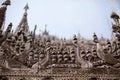 Carving detail of Shwenandaw Kyaung Temple