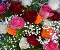 Carving flowers from vegetables