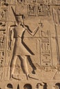 The carving at Karnak temple Royalty Free Stock Photo