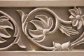 Carving pattern in jain temple Royalty Free Stock Photo