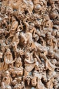 Carving statue in the The Jade Buddha Temple shanghai china Royalty Free Stock Photo