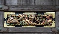 Carving of the three wise monkeys in Nikko