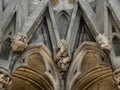 Carvings in the Chapter House of York Minster in Northern England
