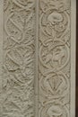 Carvings on columns of Cathedral of St Catherine