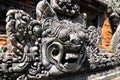 Carvings depicting demons, gods and Balinese mythological deities can be found throughout the Pura Dalem Agung Padangtegal temple