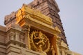 Carvings at Murudeshwar Temple - Lord Shiva statue - Gopura - India religious trip - Hindu religion Royalty Free Stock Photo