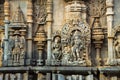 Carvings on wall. Veeranarayana temple, Chennakeshava temple complex,