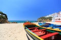 Carvoeiro on the Algarve in Portugal Royalty Free Stock Photo