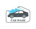 carwash icon logo vector illustration