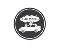 carwash icon logo vector illustration