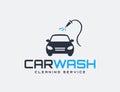 Carwash service logo.