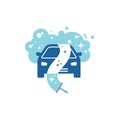 carwash vector icon illustration design