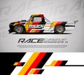 Truck wrap racing livery Royalty Free Stock Photo