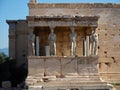 Caryatid Columns at the Parthenon Royalty Free Stock Photo