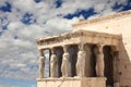 Caryatid Porch in Acropolis, Athens, Greece Royalty Free Stock Photo