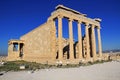 Caryatid Statues on the Porch of the Erechtheion in Athens, Greece Royalty Free Stock Photo