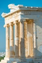 Caryatides, Erechtheion temple Acropolis in Athens Royalty Free Stock Photo