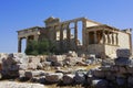 Caryatids on Acropolis Royalty Free Stock Photo