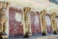 Caryatids in the Baths of Pompeii