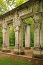 The caryatids. Chateau de Chenonceau. Chenonceaux. France Royalty Free Stock Photo