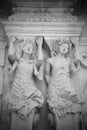 Caryatids Columns , Basilica of the Holy Cross in Lecce Italy