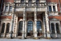 Caryatids-columns, manor Bykovo