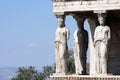 Caryatids copy space Royalty Free Stock Photo