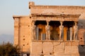 Caryatids, erechtheion temple Acropolis, Athens Greece Royalty Free Stock Photo